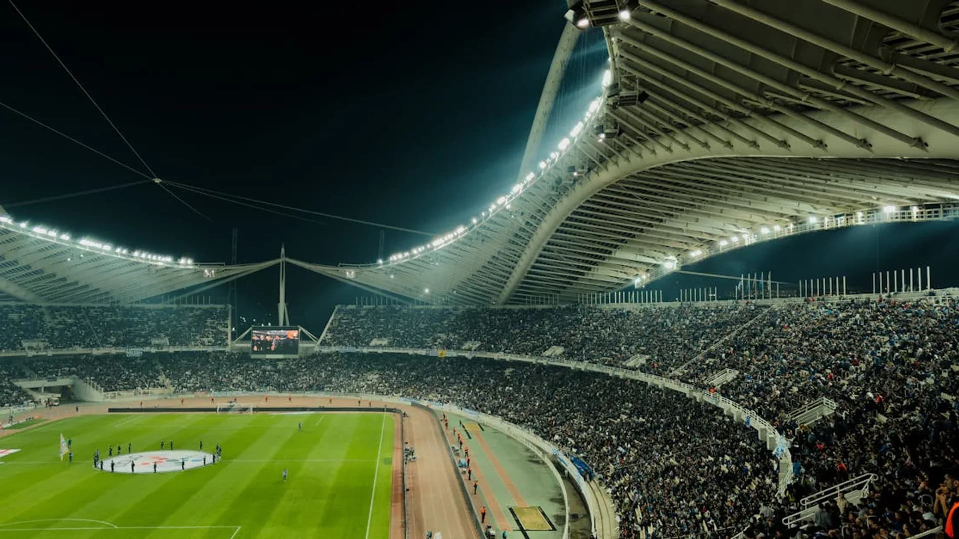 Stadion sepak bola — ilustrasi pertandingan Liga 1 Indonesia