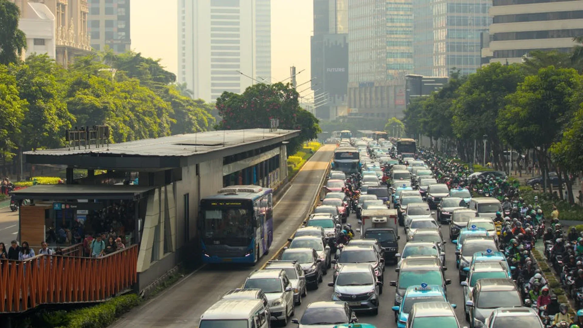 Polusi udara Jakarta dan masker pelindung